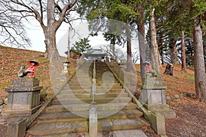 Tsuruga Castle (Wakamatsu castle) a concrete replica of 14th-century castle