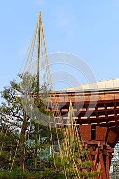 Tsuzumi-mon (Wooden Gate) at Kanazawa Railway Station