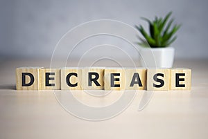 TSX decrease words on blue background for crisis of stock market prices globally dropping. Coronavirus COVID-19 and