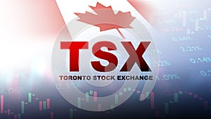 TSX Trading screen background