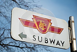 TTC Subway Sign