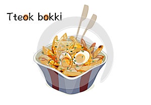 Tteok Bokki food box.