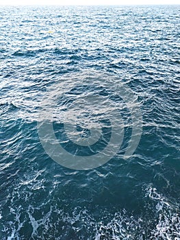 TTexture of the sea waters on a windy day. Textura de las aguas del mar en un dÃÂ­a de viento photo