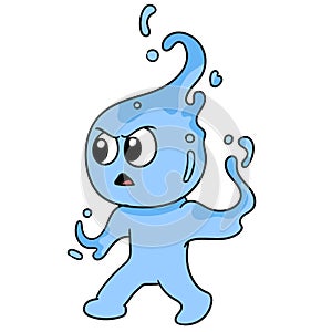tthe water man is angry