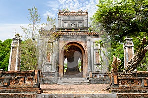 Tu Duc tomb in Vietnam photo