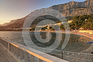 TuÄepi at sunset, Dalmatian Coast, Croatia