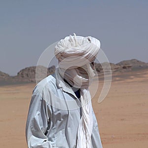 Tuareg in the desert