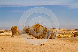 Tuareg encampment. Illizi Province, Djanet, Algeria, Africa