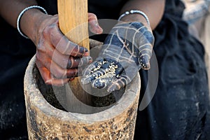 Tuareg hands photo