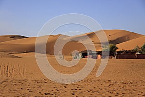 Tuareg nomads camp, Morocco