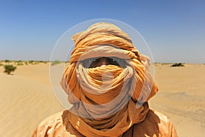 Tuareg posing for a portrait