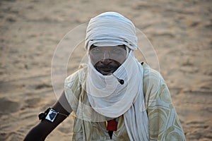 Tuareg posing for a portrait