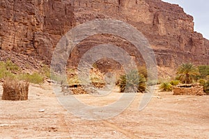 Tuareg village. Tassili N`Ajjer National Park, Algeria, photo