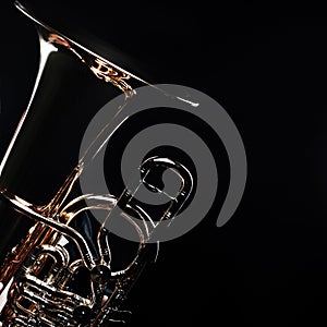 Tuba isolated photo