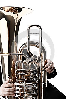 Tuba brass instruments photo