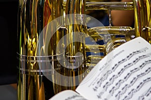 Tuba and Music Score