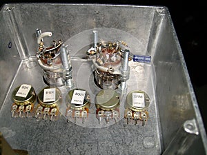 Tube amplifier head and wirring parts transformers tube sockets 60 photo