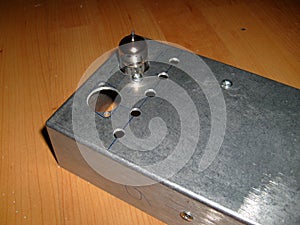 Tube amplifier head and wirring parts transformers tube sockets 12ax7 photo