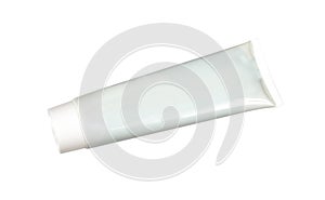 Tube of Cream or Gel white plastic product. for another perfect