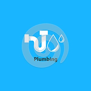 Tube and drop plumbing logo