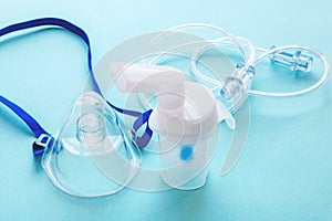 Tube mask nebulizer and tubular transparent cable