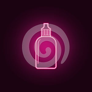 tube for medicine icon. Elements of Bottle in neon style icons. Simple icon for websites, web design, mobile app, info graphics