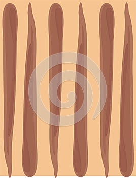tube pattern brown