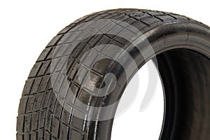 Tubeless radial race tire detail