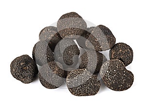 Tuber melanosporum in studio photo