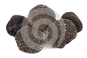 Tuber melanosporum in studio photo