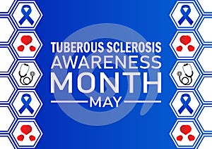 Tuberous Sclerosis awareness Month, background