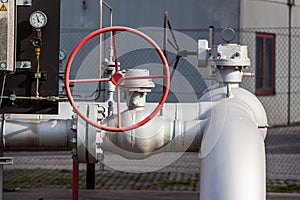 Tubes in a district heating plant