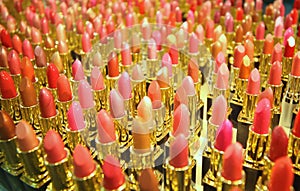 Tubes of lipstick