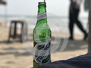 Tuborg Beer by the beach