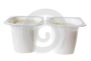 Tubs of Yoghurt