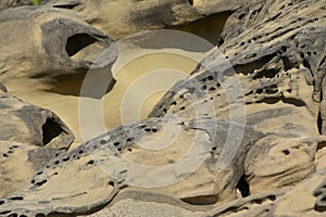 Tubular Xiaoyeliu rock formations