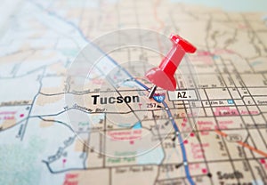 Tucson map pin photo