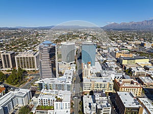 Tucson modern city aerial view, Tucson, AZ, USA photo