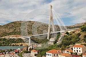 Tudjman Bridge Gruz Harbour Dubrovnik.