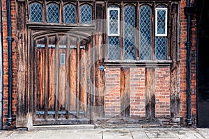 Tudor door and windows
