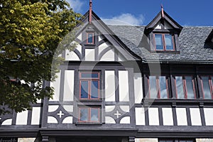 tudor style building at Loyola University Baltimore