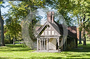 Tudor style playhouse