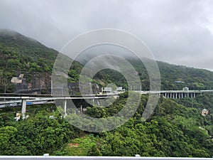 Tuen Mun Highway bridge Ting Kau