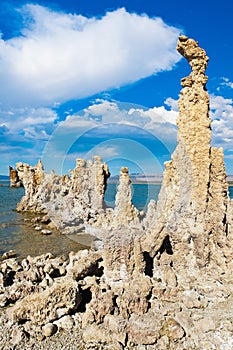 Tufa Formation in Mono Lake,Califormia