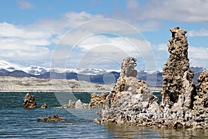 Tufa formations at Mono Lake California