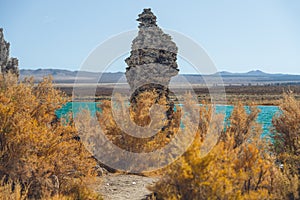 Tufa Towers, Calcium-Carbonate Spires and Knobs. Mono Lake, California