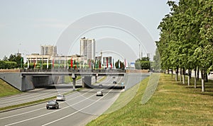 Tufan Hassan avenue in Naberezhnye Chelny. Russia