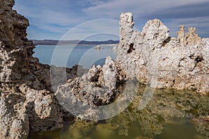 Tufas on Mono Lake with the Sierras