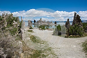 Tuff columns at South Tufa, Mono Lake - California