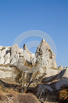 Cappadocia tuff formations landscape